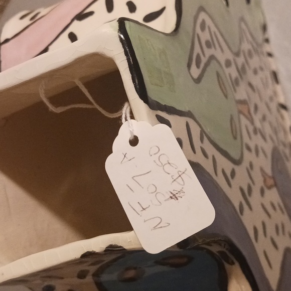 Snakes Ceramic Pottery Vase Art Hand Crafted Vintage #eshopchicago Snake Reptile - Picture 8 of 8